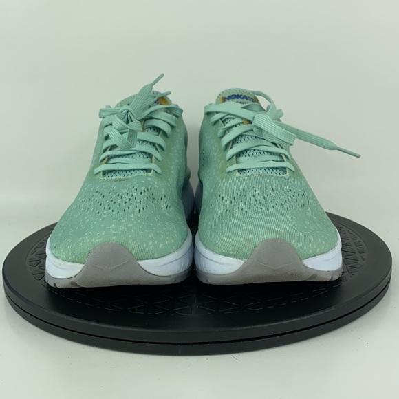 Hoka One One Cavu 2 Green Athletic Running Shoes 1099724 LSBL Women's Size 9.5 - Picture 2 of 13